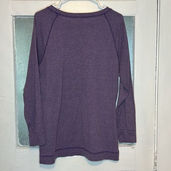 Niloufo Women’s Purple Casual Pullover Crewneck Sweatshirt Size Medium - Picture 5 of 5